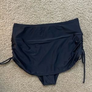 Black skirt bikini bottom size M